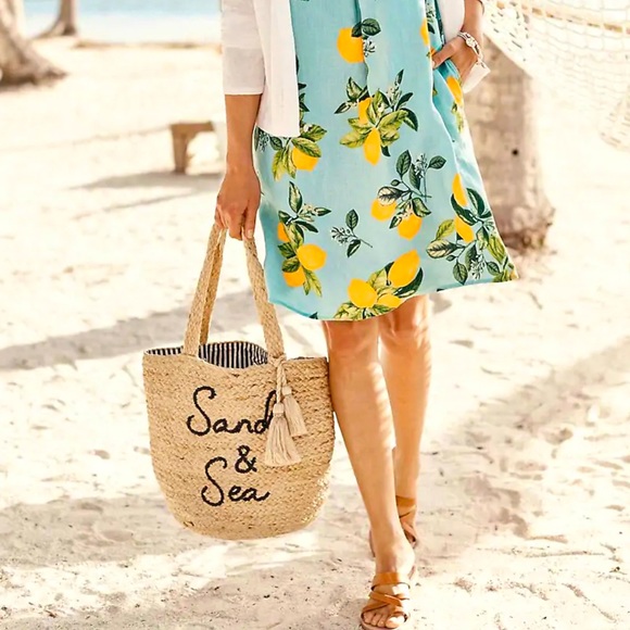 J. Jill Handbags - New!  J. Jill Sand & Sea beach tote bag